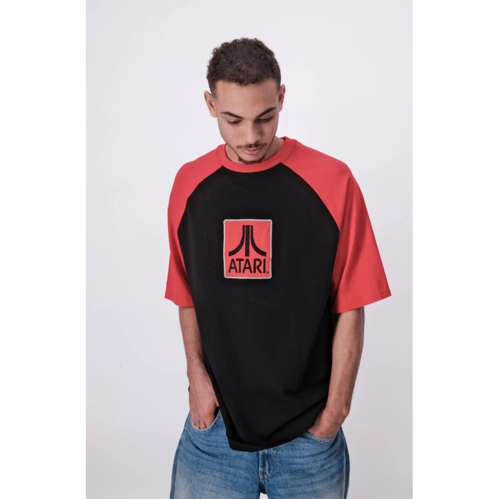 Atari - Box Logo Raglan TShirt - Schwarz